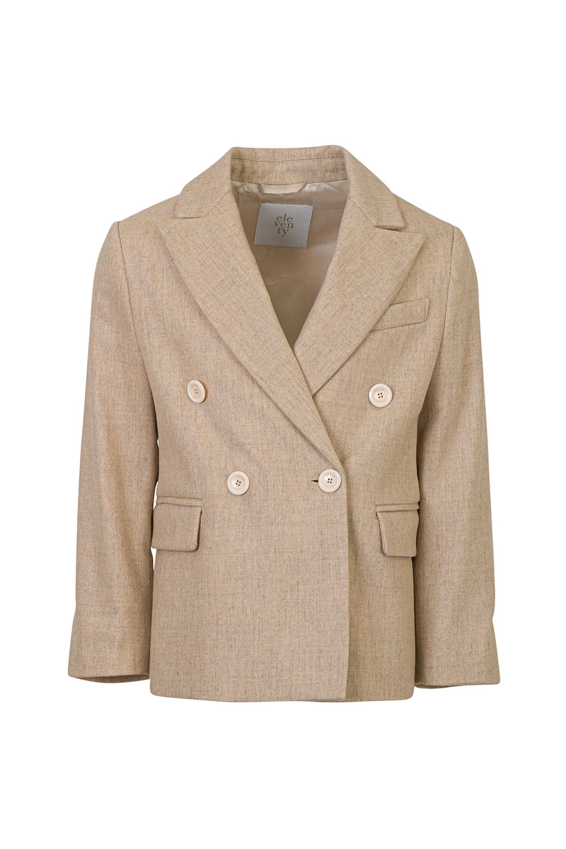 Double -breasted jacket in Cashmere Kids