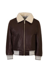 BOMBER IN PELLE KIDS