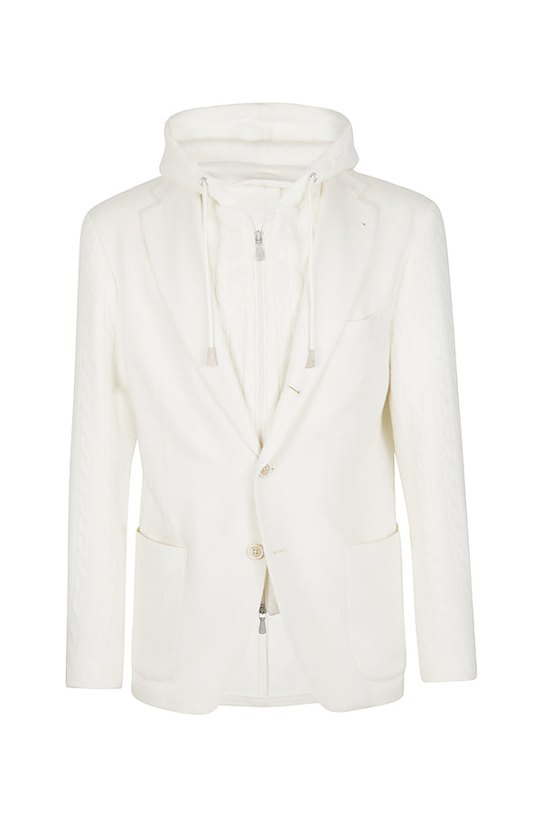 Jacket with Pettarina Lana Cashmere