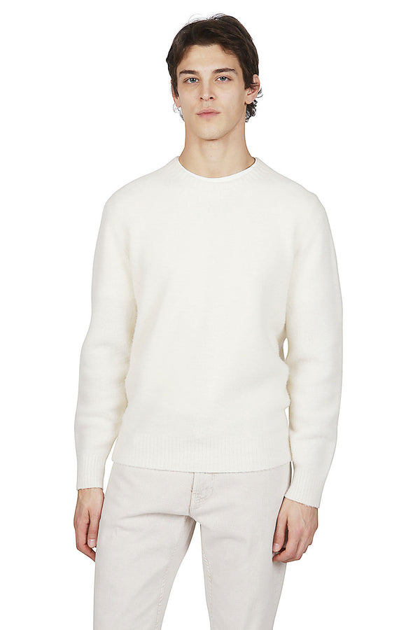 WOOL CASHMERE CREWNECK T-SHIRT