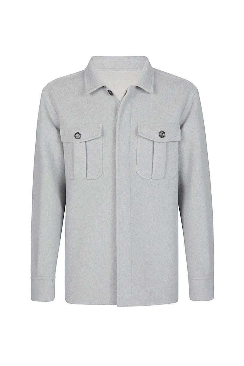 CASHMERE OVERSHIRT JACKET