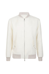 BOMBER FULL ZIP LANA CASHMERE