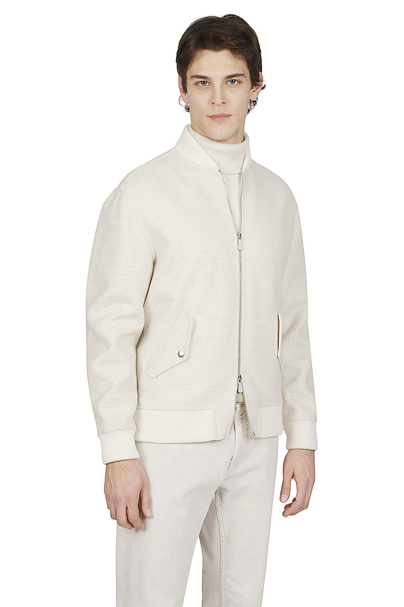 BOMBER FULL ZIP LANA CASHMERE