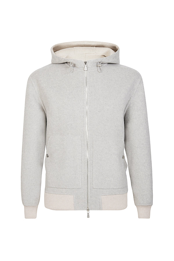 BOMBER REVERSIBILE CASHMERE