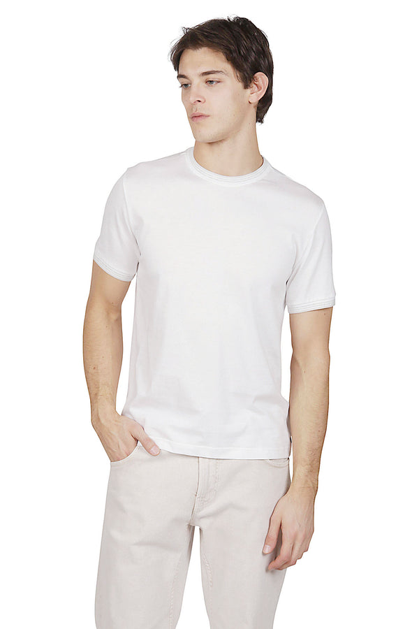 T-SHIRT GIROCOLLO COTONE JERSEY