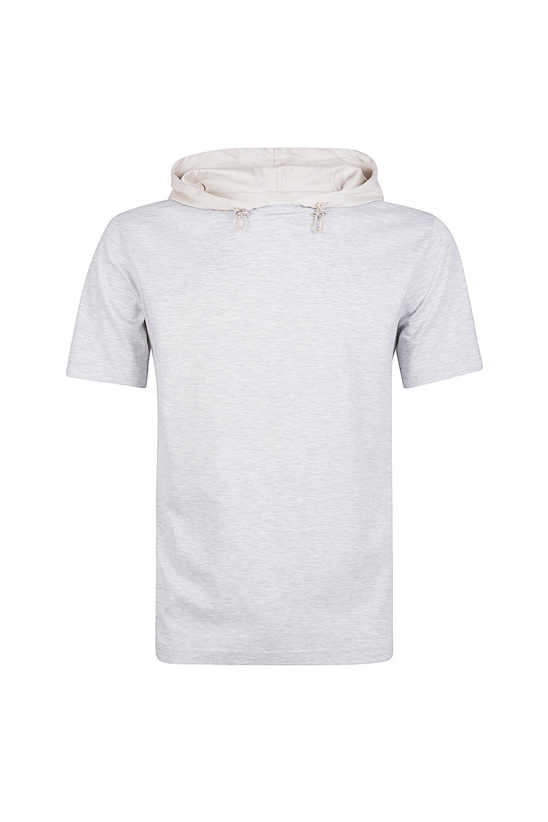 Giza Cotton hooded t-shirt