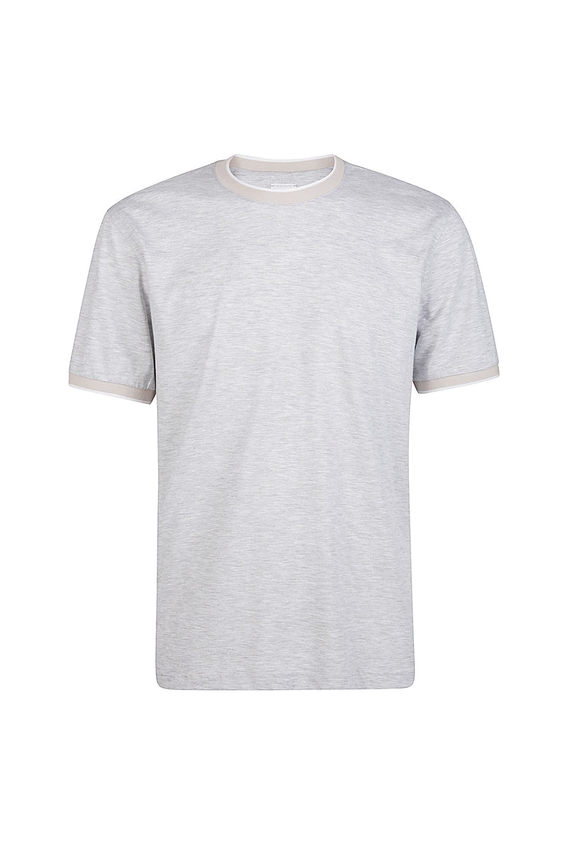 Giza Cotton and Jersey T-shirt