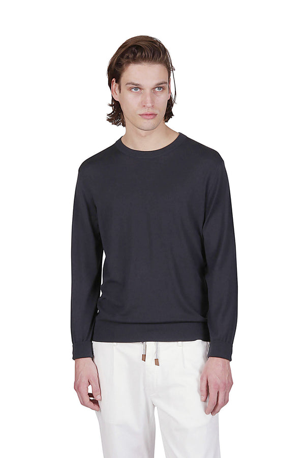 14 MICRON WOOL CREWNECK SWEATER