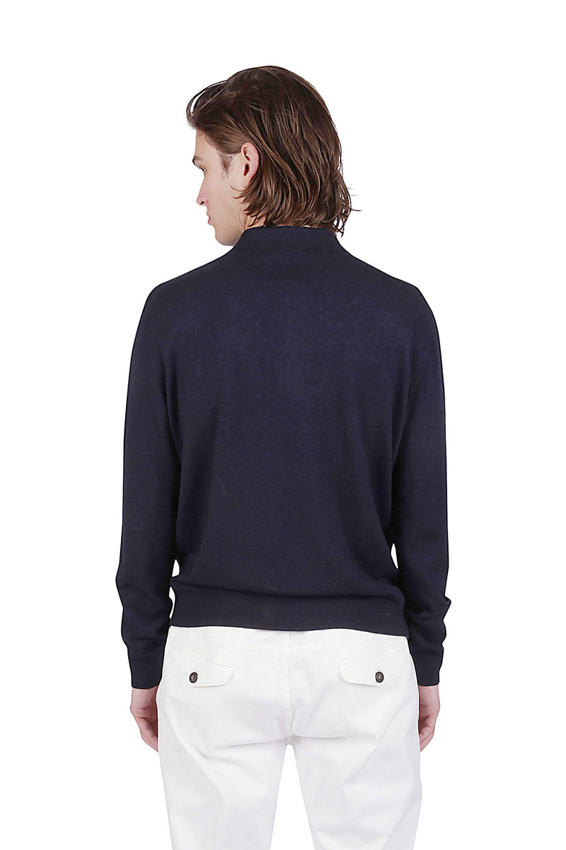 CASHMERE KNIT POLO 