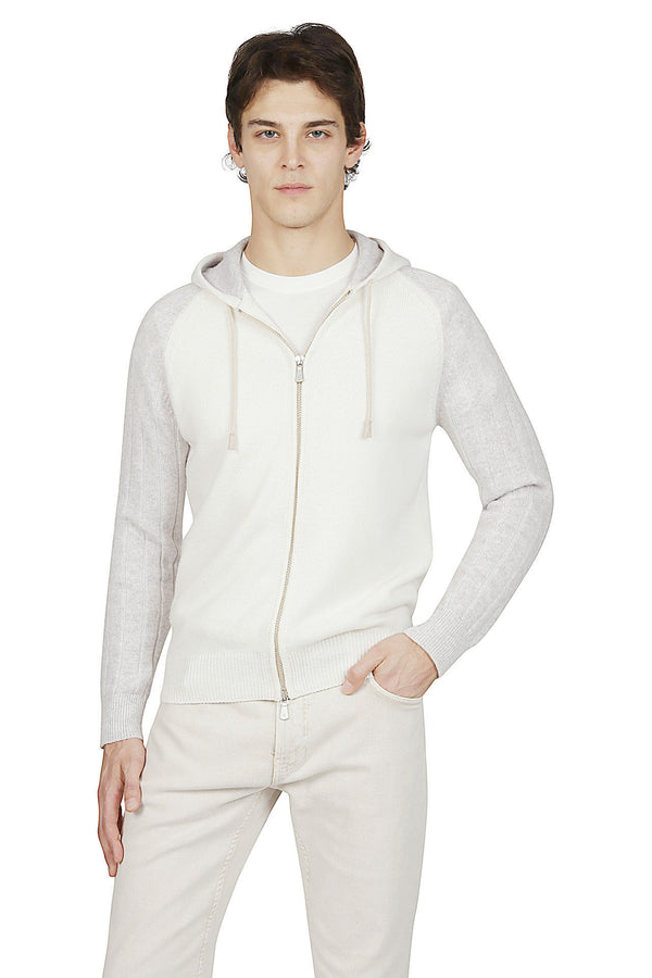 MAGLIA FULL ZIP CASHMERE