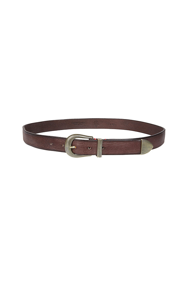 Leather belt