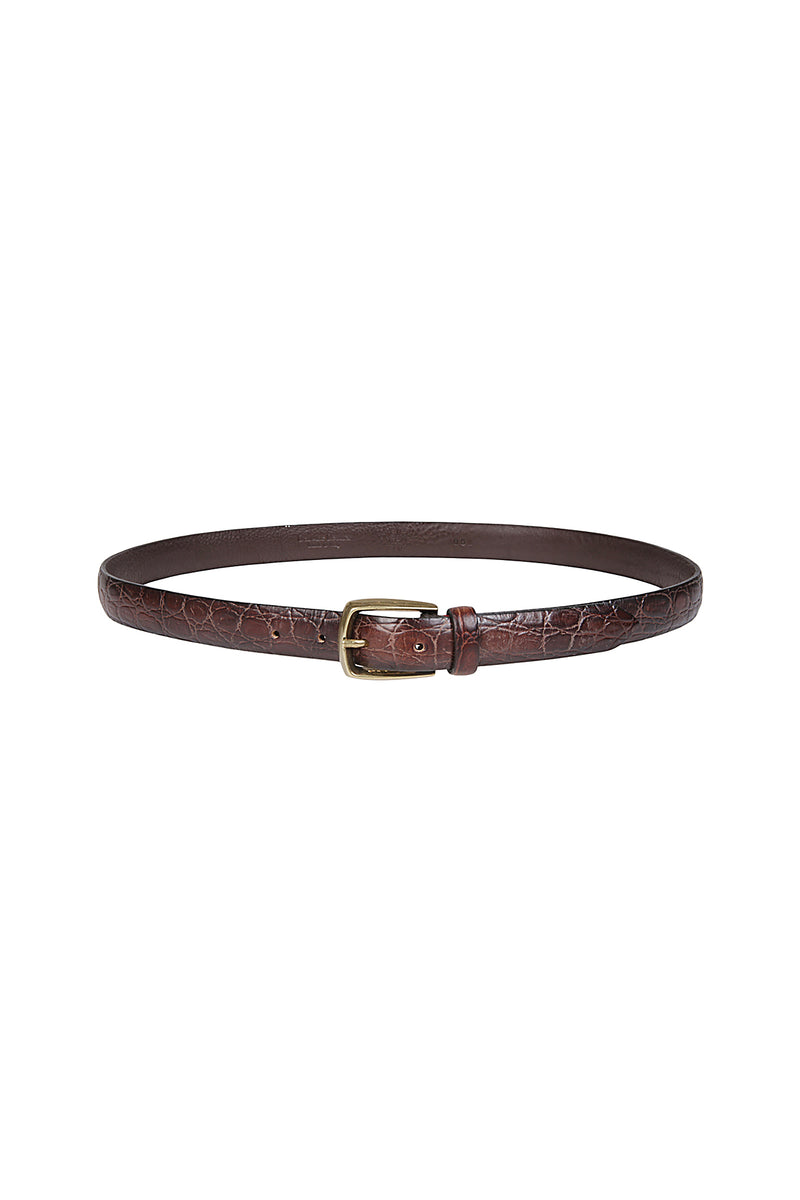 Veal leather belt