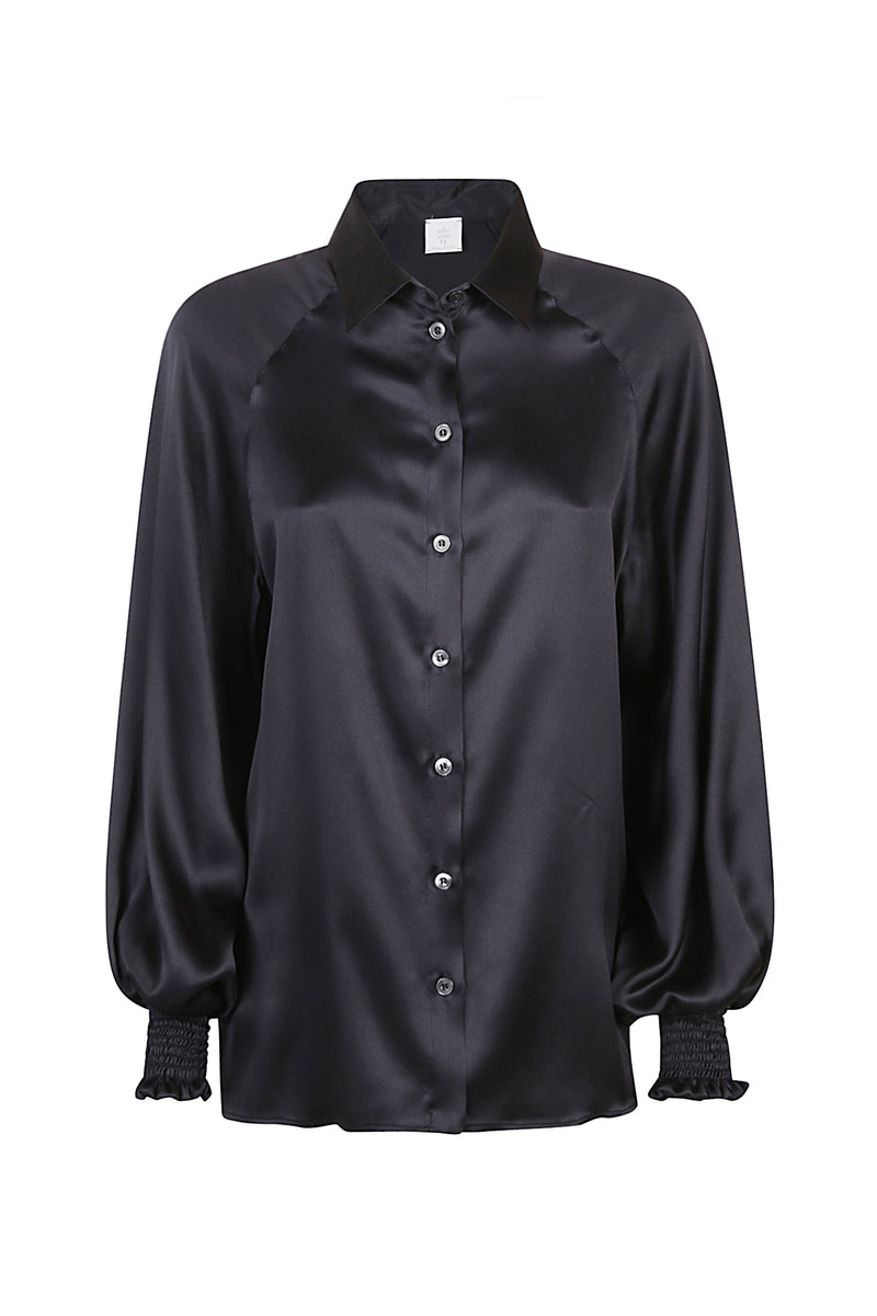 PLAIN SILK SHIRT