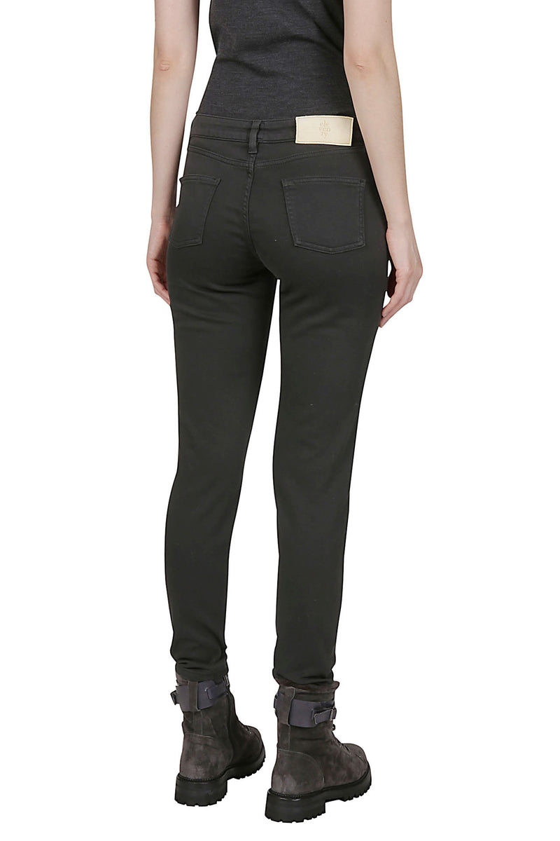 Slim cotton elastan trousers