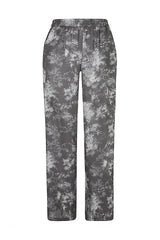 PRINTED SILK PANTS