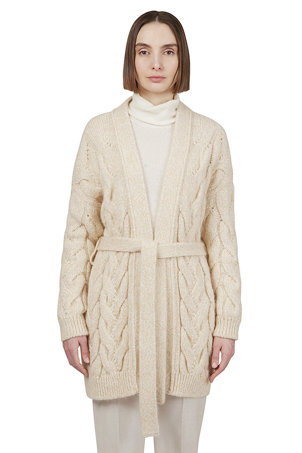 Cardigan Lana Cashmere Kid Mohair Silk Lurex