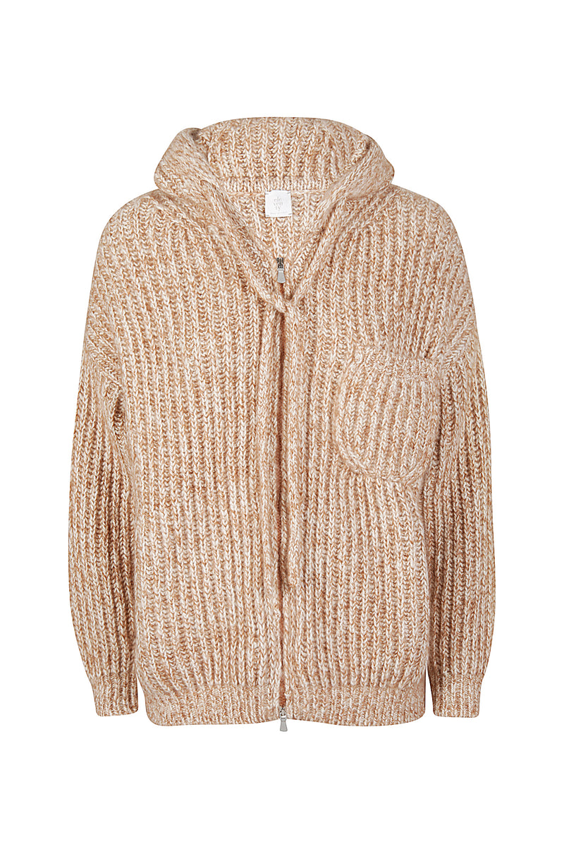 MAGLIA FULL ZIP LANA CASHMERE KID MOHAIR SETA LUREX