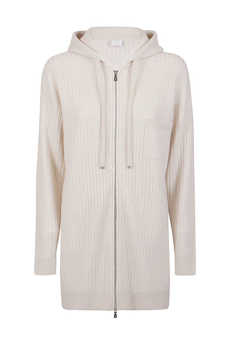 Full Zip cashmere wool shirt