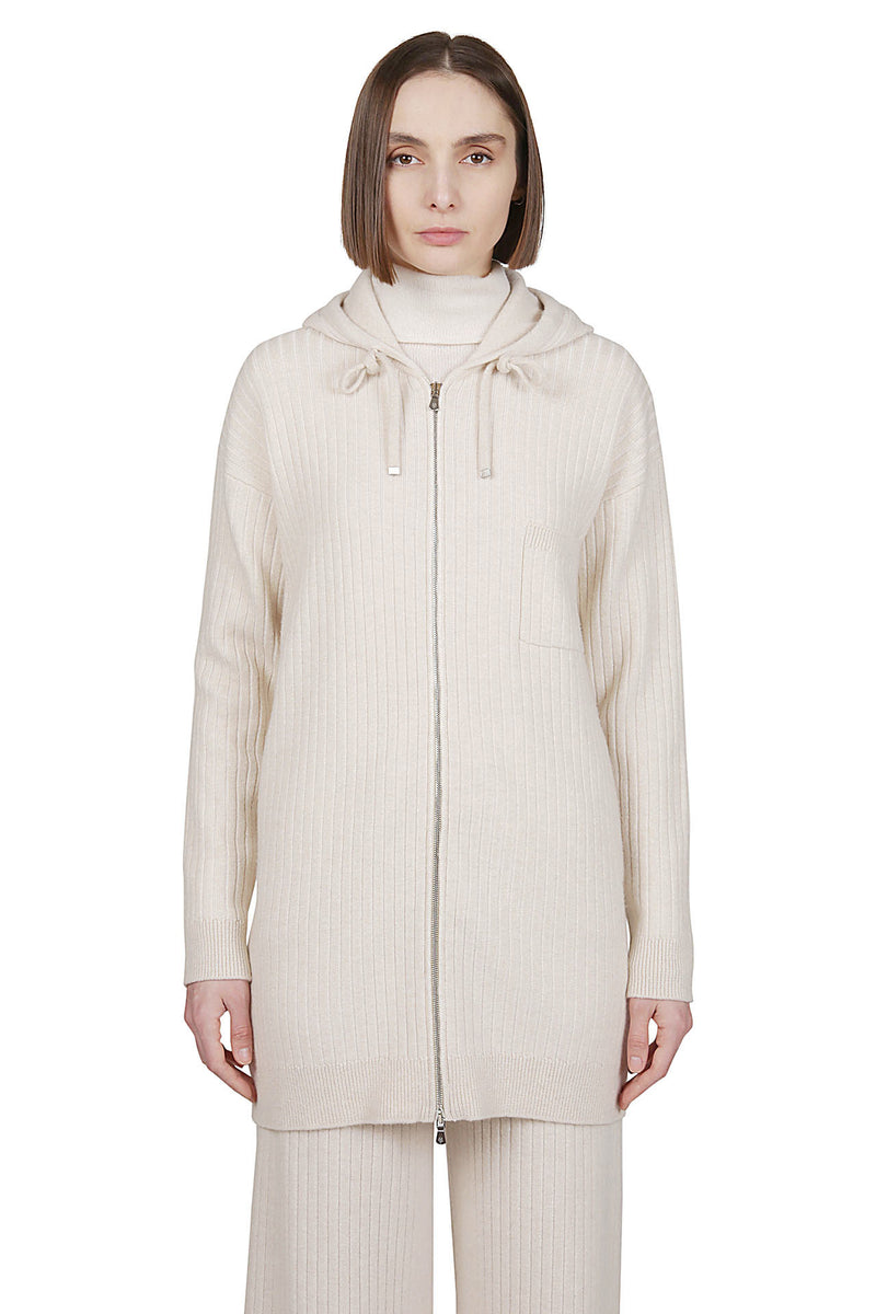 MAGLIA FULL ZIP CASHMERE LANA