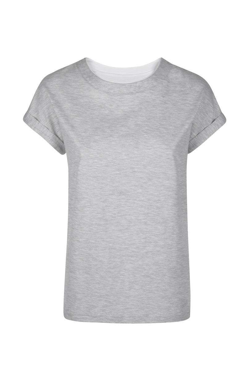 T-SHIRT GIROCOLLO COTONE