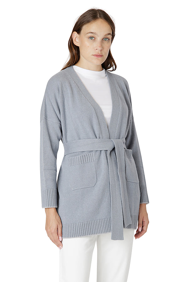 CARDIGAN CASHMERE CON TIPPING