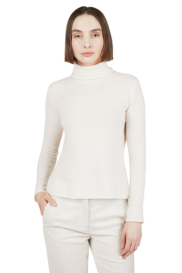 Cashmere turtleneck jersey