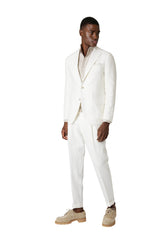 SINGLE-BREASTED PANT PLEAT SUIT