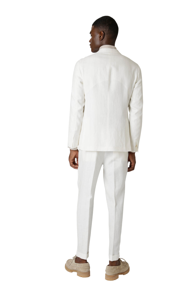 SINGLE-BREASTED PANT PLEAT SUIT