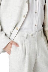 SINGLE-BREASTED PANT PLEAT SUIT