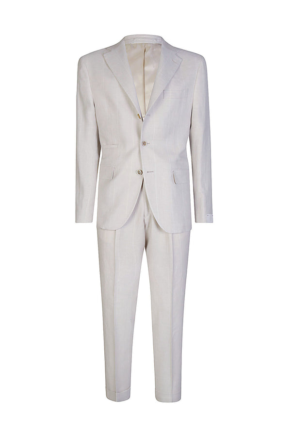 SINGLE-BREASTED PANT PLEAT SUIT