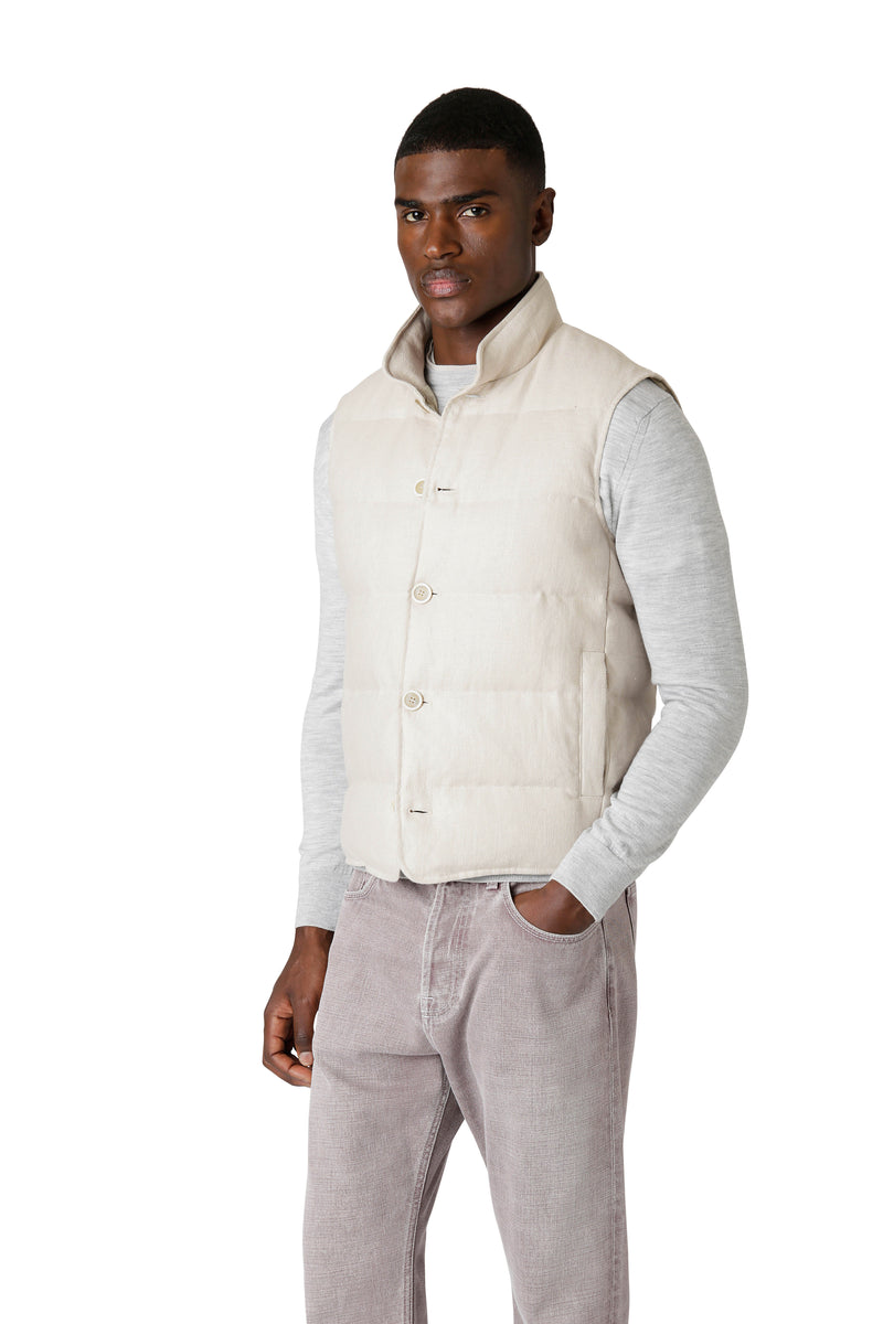 STAND-UP COLLAR VEST