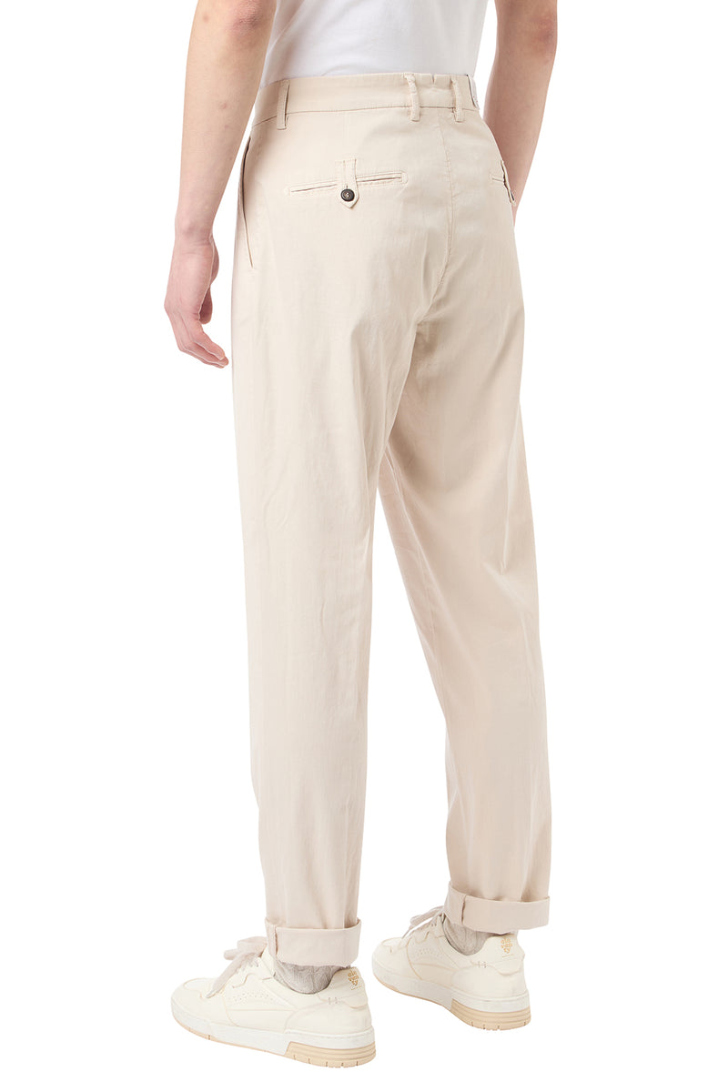 PANTALONE COTONE SETA