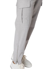 CARGO TROUSERS WITH PLEATS