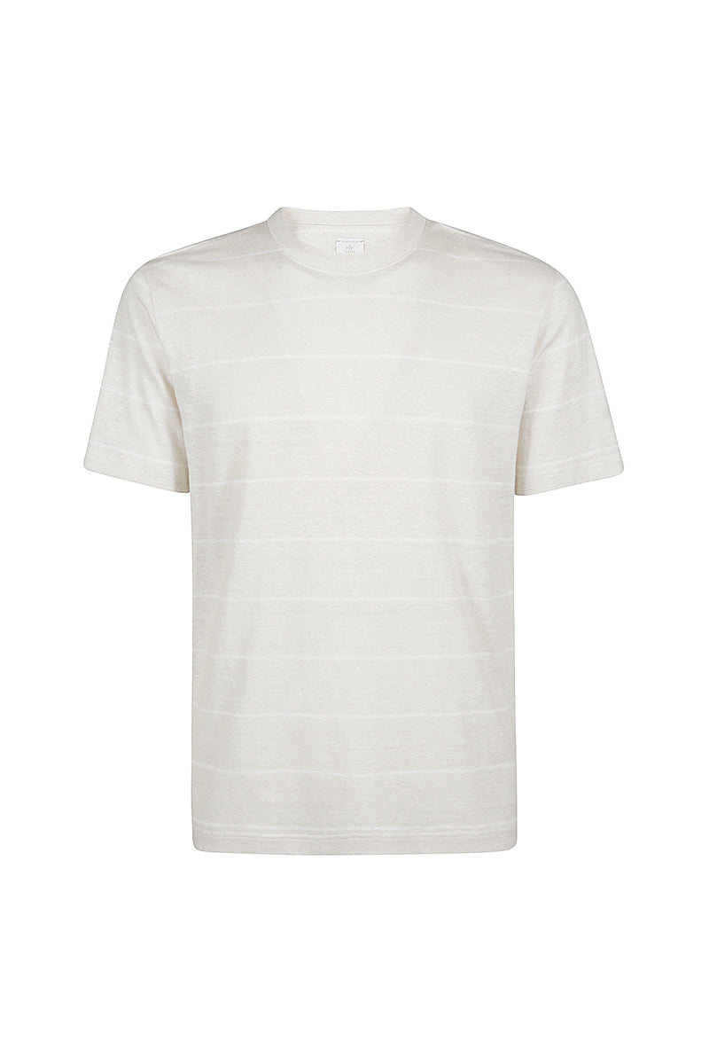 T-SHIRT GIROCOLLO LINO COTONE RIGA