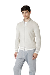 FULL ZIP SWEATER STANDING COLLAR