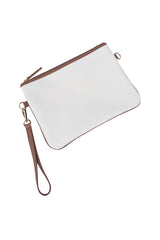 CLUTCH BAG WITH SHOULDER STRAP