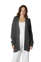 CARDIGAN MAGLIA LUNGO CON FILO LUREX