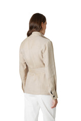 BELTED SAFARI JACKET